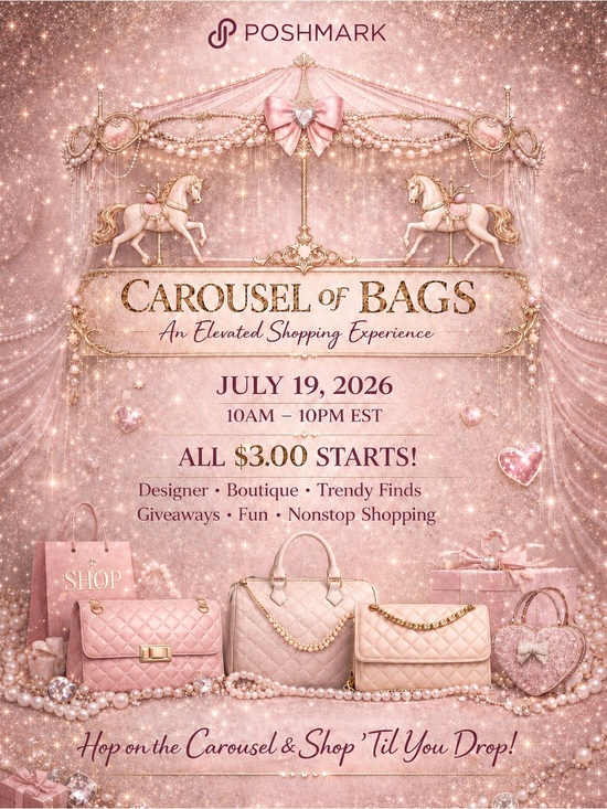 Coach Handbags - Carousel of Bags! 7/19/2026 10am-10pm EST